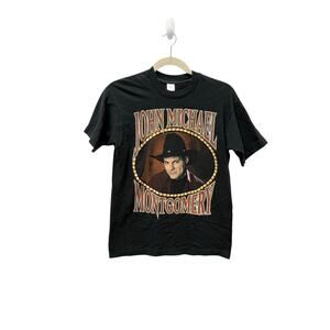 Vintage John Michael Montgomery T-Shirt 1994 Concert Tour Men SZ LG Double Sided